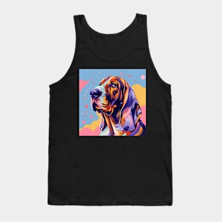 Bloodhound in 70's Tank Top